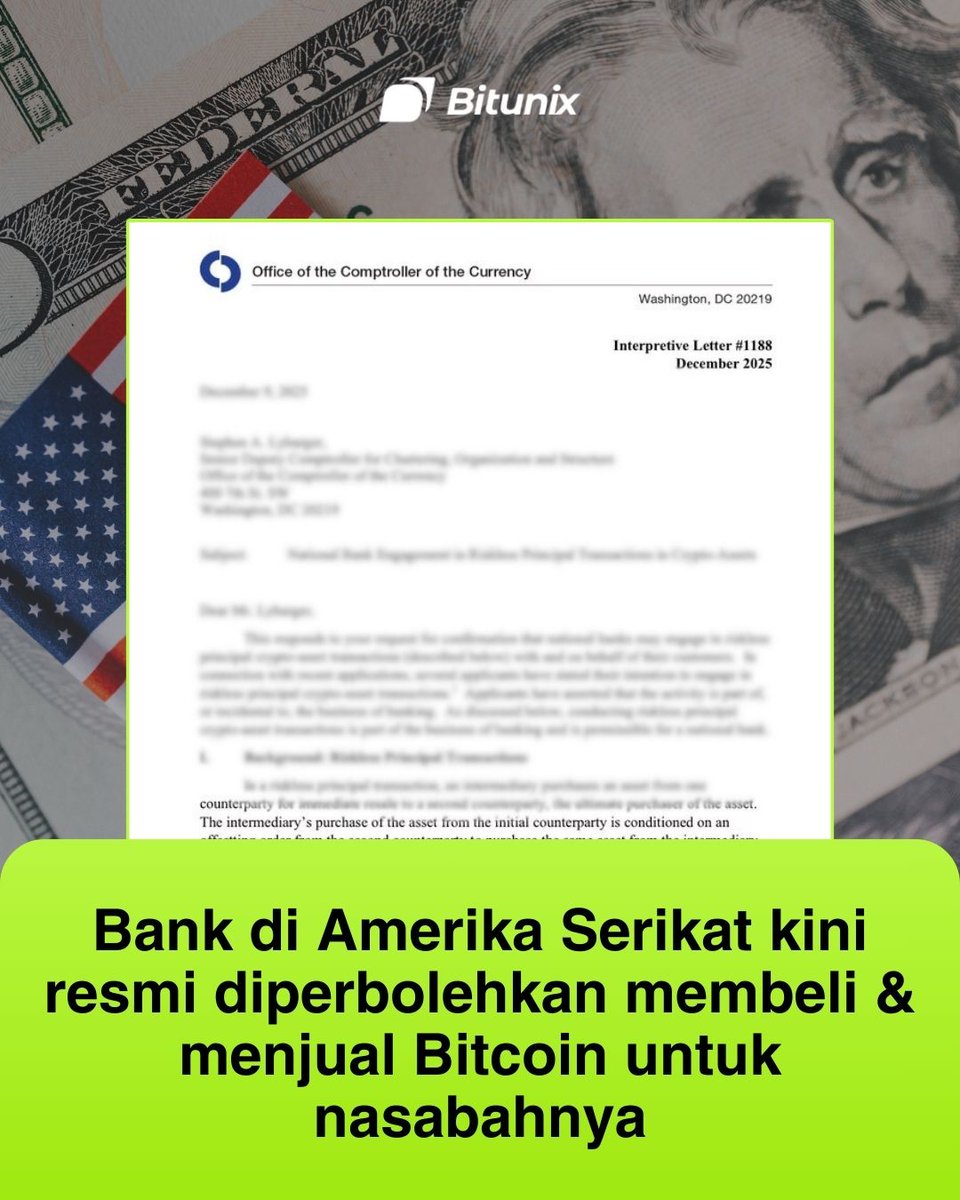 BitunixID's tweet image. The Real Game Changing!

Kalau bank aja udah masuk, masih yakin mau ketinggalan?