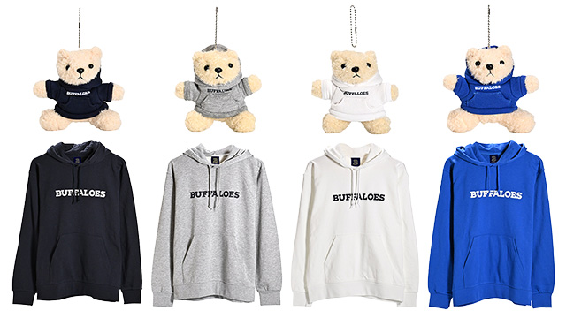 冬の人気アイテム！パーカーを着た冬仕様のかわいいベアキーチェーンと