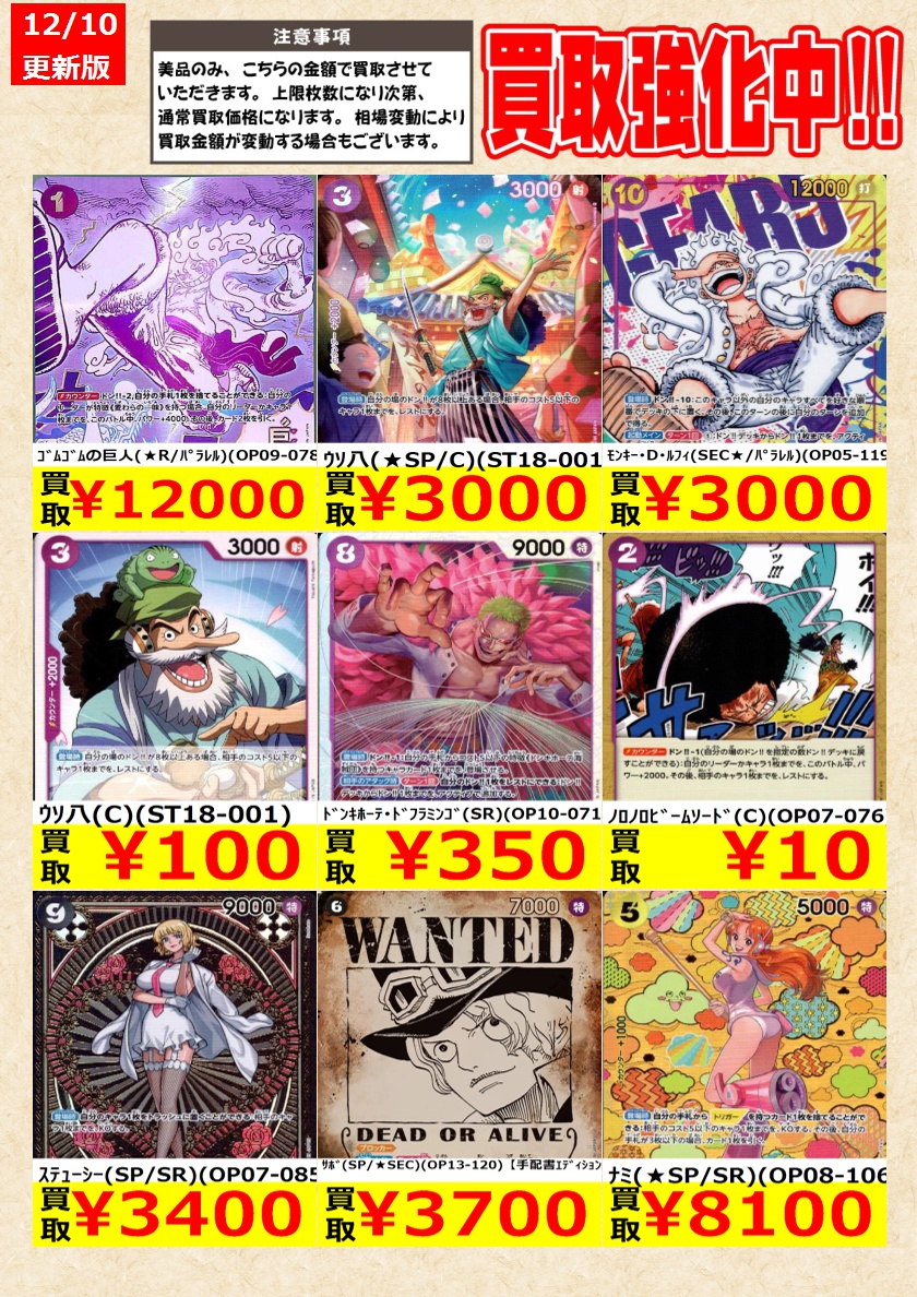 ワンピースカードゲーム】 ﾅﾐ(☆SP/SR)(OP08-106) ﾆｺ・ﾛﾋﾞﾝ(SP)(EB03