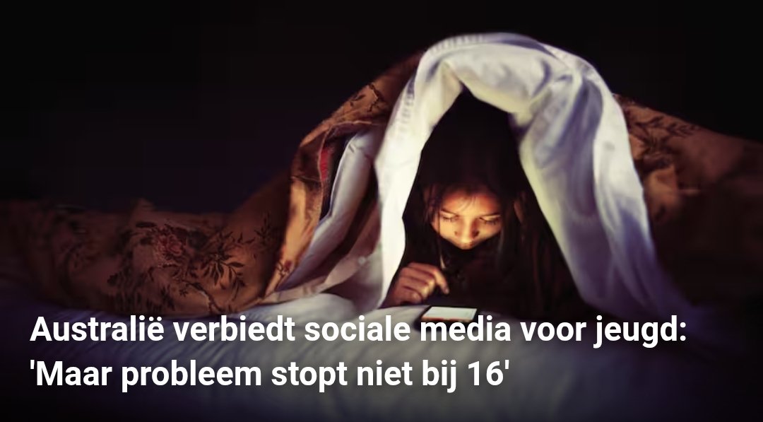 Social mediaverbod voor Australische tieners. ‘Hopelijk weer gezellig in de schoolbus’

Een schoolbuschauffeur zegt te hopen
dat zo'n verbod werkt: 'Ligt nog open.
Straks klinkt bij de deur
het Hé buschauffeur,
we komen je busje weer slopen!'