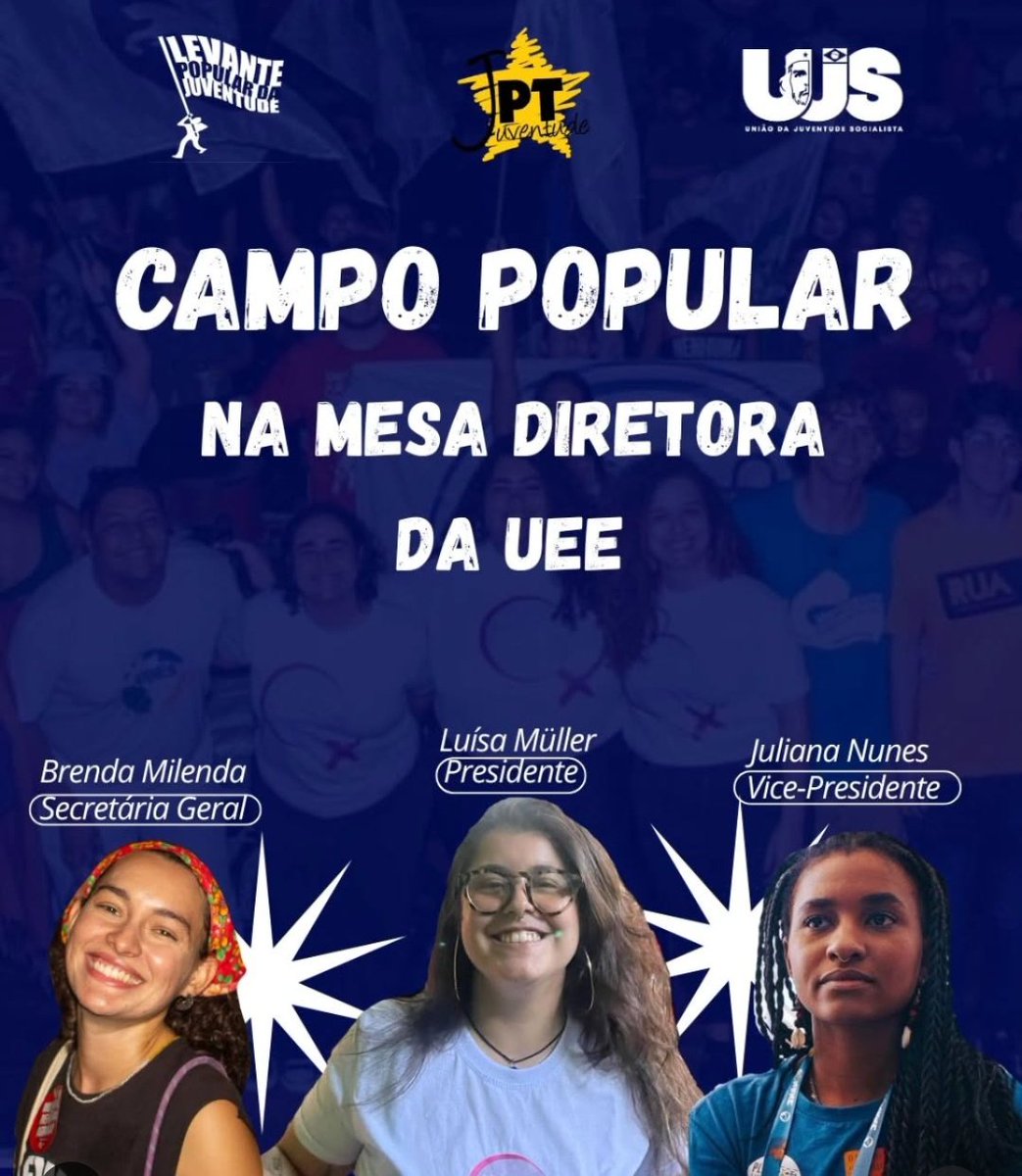 É a UEE RJ na mão dos estudantes, ntj