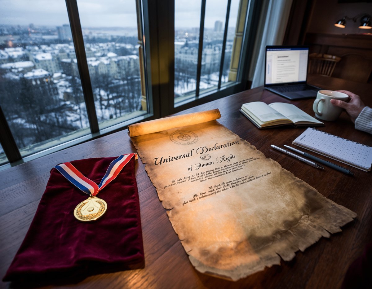 🌟 10 DICEMBRE 2025: METEO, STORIA E STELLE 🌟
Meteo: Piogge al Nord. Centro-Sud più asciutto. Temperature in calo.
Storia (1948): Dichiarazione Diritti Umani adottata. 1901: primi Premi Nobel.
Oroscopo: Giornata per pianificare. Sii chiaro. Serata buona per parlare.
#10Dicembre