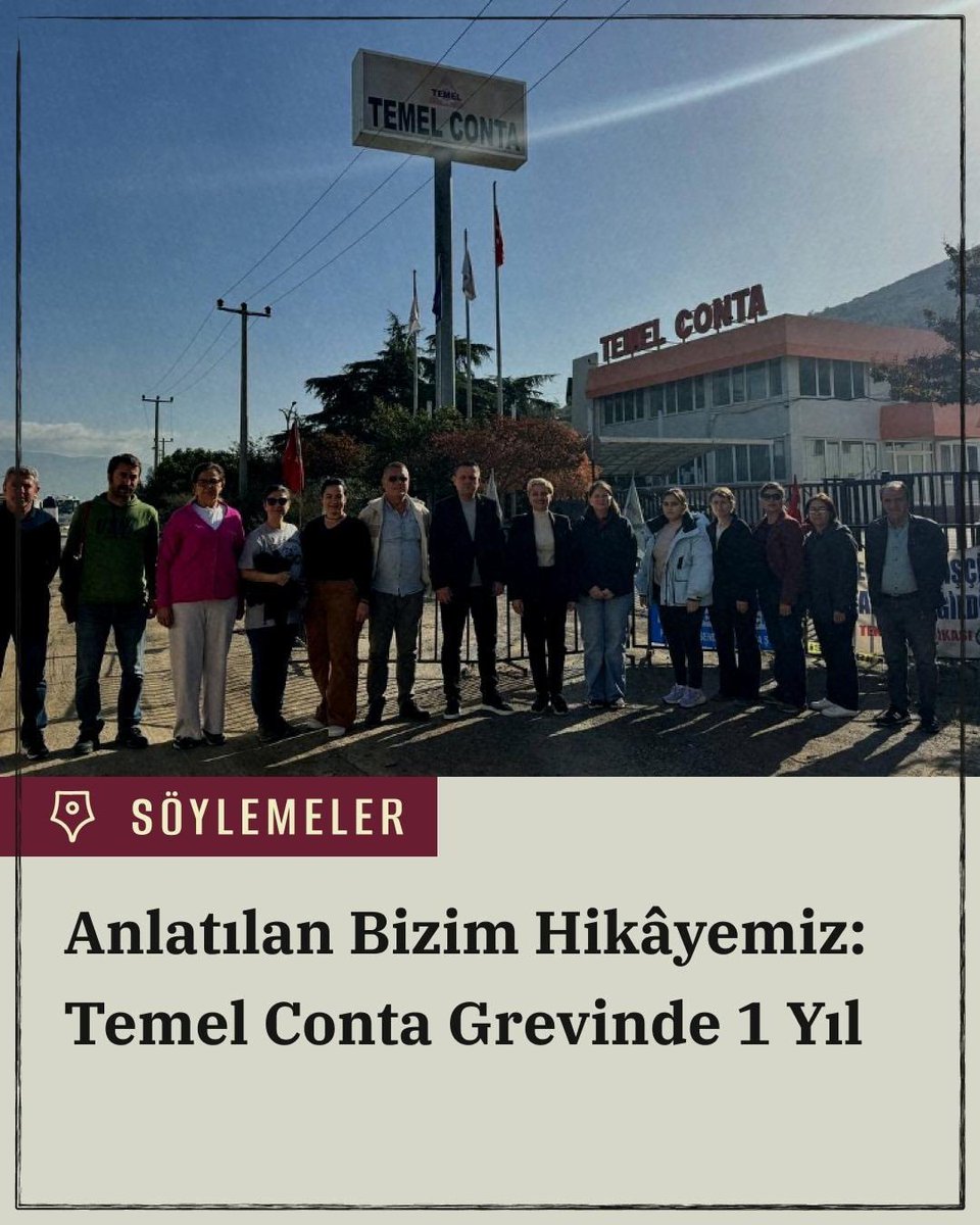 elyazmalaricom's tweet image. El Yazmaları-Söylemeler
Anlatılan Bizim Hikayemiz: Temel Conta Grevinde 1 Yıl

elyazmalari.com/2025/12/10/anl…

#temelcontagrevi #grev #işçisınıfı