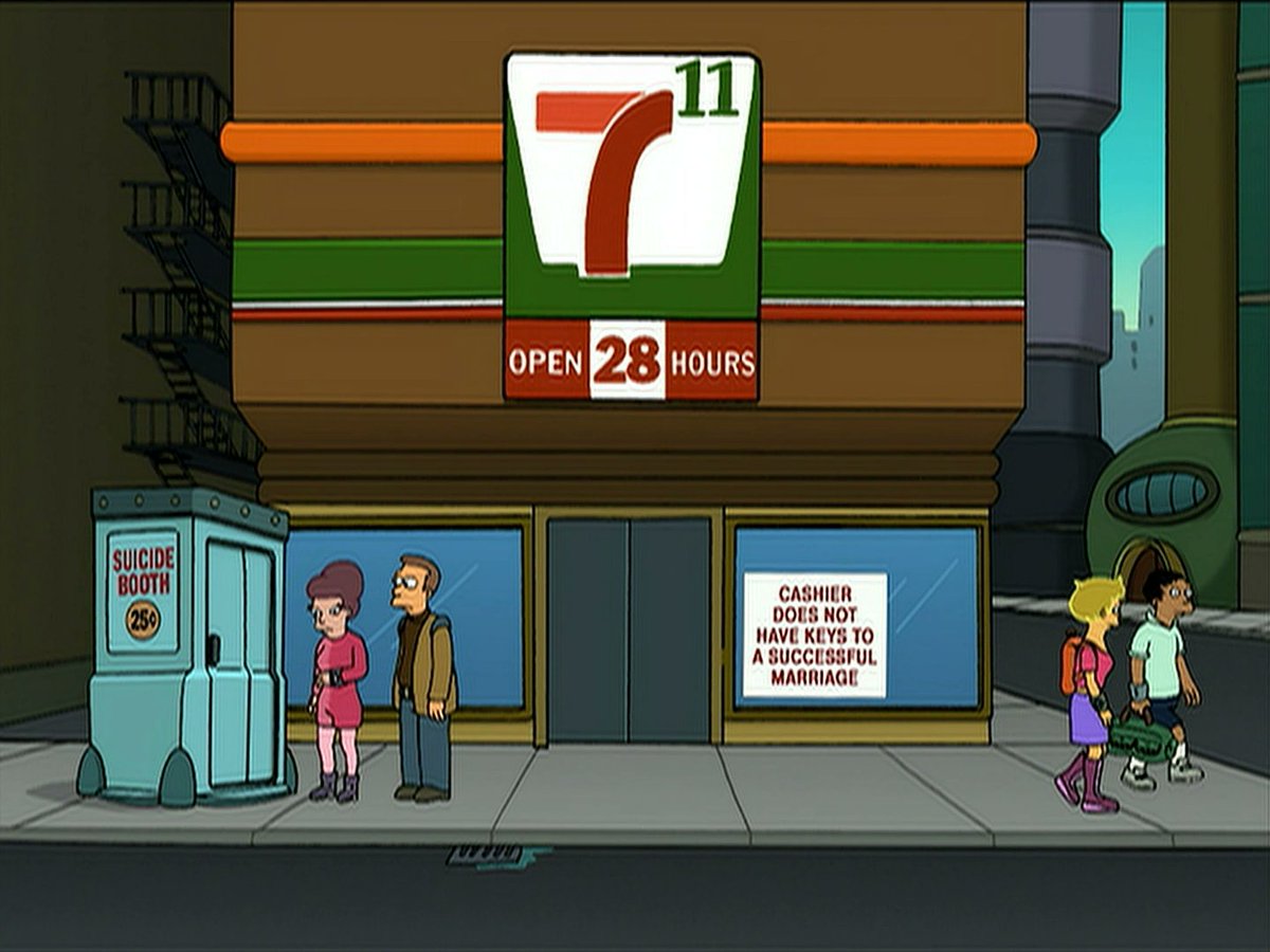 "Wednesdays at 28:00"

What a time to be alive