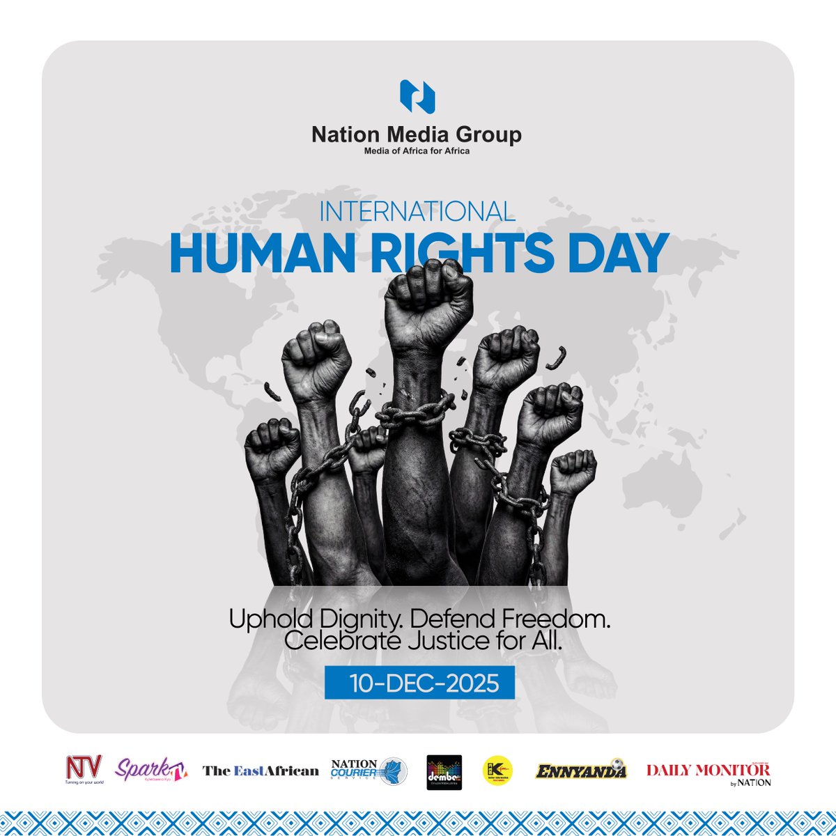Stand united for dignity, defend human rights and celebrate the power of equality #HumanRightsDay