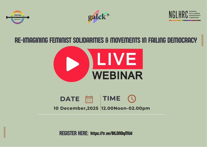 The promises of the UDHR are under threat from shrinking civic space to rising anti-rights rhetoric across Africa &amp; Palestine.

Join us as we re-imagine feminist solidarities in failing democracies.

Register us06web.zoom.us/webinar/regist…
 #OurVoteOurFuture #HumanRightsDay
