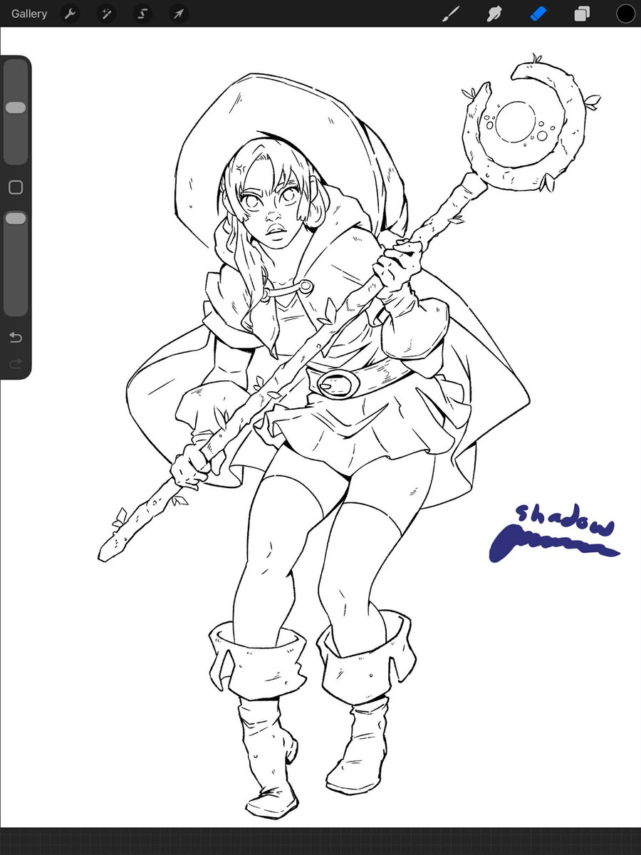 WIP of a mage character concept. These are really fun!
#fantasyart #dndart