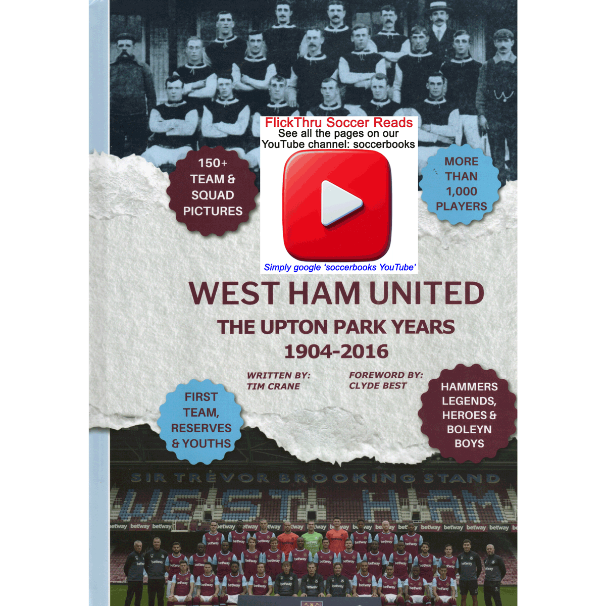 Just published: The greatest book ever on West Ham—lavishly illustrated with hundreds of photos. See inside on YouTube! Order your copy: soccerbooks.co.uk/products/a-his… #WHUFC #WestHam #COYI #WHULFC