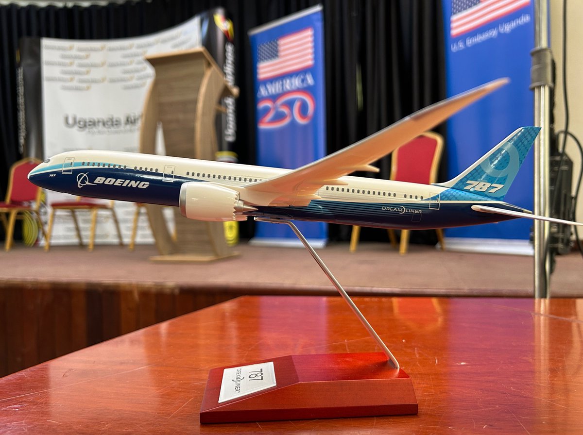 From <a href="/Makerere/">Makerere University</a> to the skies ✈️! <a href="/Boeing/">The Boeing Company</a> and <a href="/UG_Airlines/">Uganda Airlines</a> are working together to provide a pathway for students flying into the aviation sector. U.S. Embassy Uganda was happy to join these aviation leaders to speak about 🇺🇸 innovation, <a href="/America250/">America250</a>, and educational and exchange