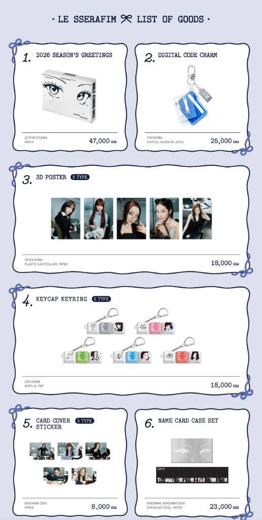 PinkCarts_off's tweet photo. [WTS LFB]
LESSERAFIM 2026 SEASON’S GREETINGS POP-UP

DOO: Dec 17
DOP: PAYO

comment mine + qty https://t.co/QBXN1b1FqW