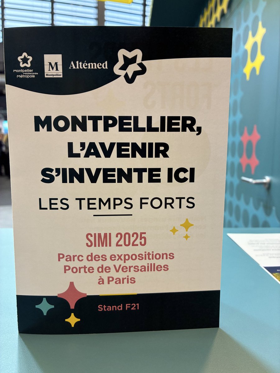 groupe_altemed's tweet photo. Rendez-vous sur le stand de @Montpellier3m pour la 2ème journée du @salonsimi 2025 ! À 11h, on vous parlera des lieux de production réinventés et à 16h des nouveaux territoires d’accueil des entreprises ! 
Nos équipes vous attendent https://t.co/nMgZSDIP62