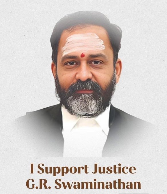 #ISupportJusticeSwaminathan 
He deserve a promotion to Supreme Court