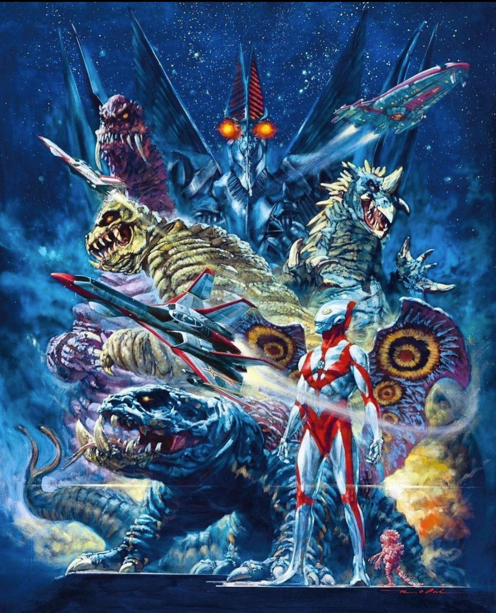 ウルトラマンパワードは生頼範義のポスターもめちゃくちゃ良いのよね