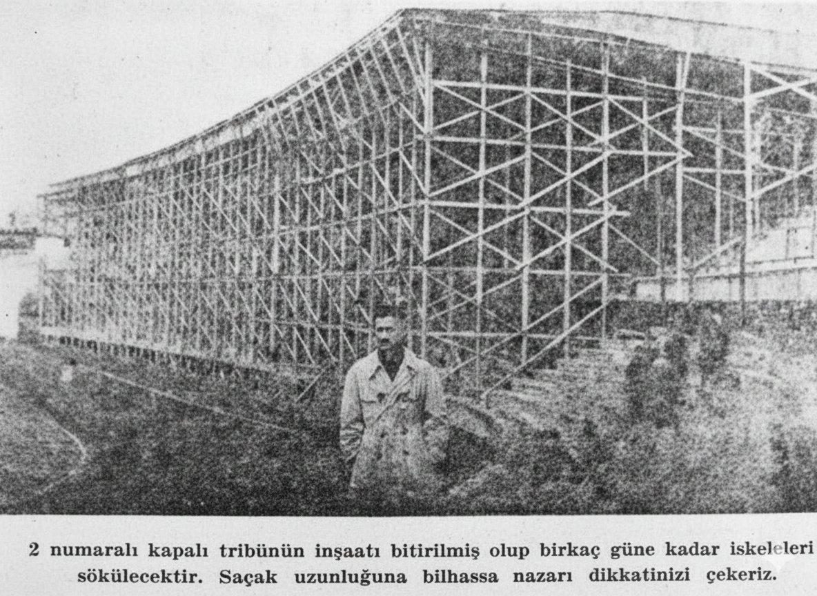 İnönü Stadyumu Kapalı Tribün İnşaatı...