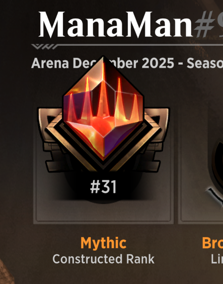 I got top 31 mythic with this list! It crushes Lessons (and damn near everything)

Try my Golgari Control 😁