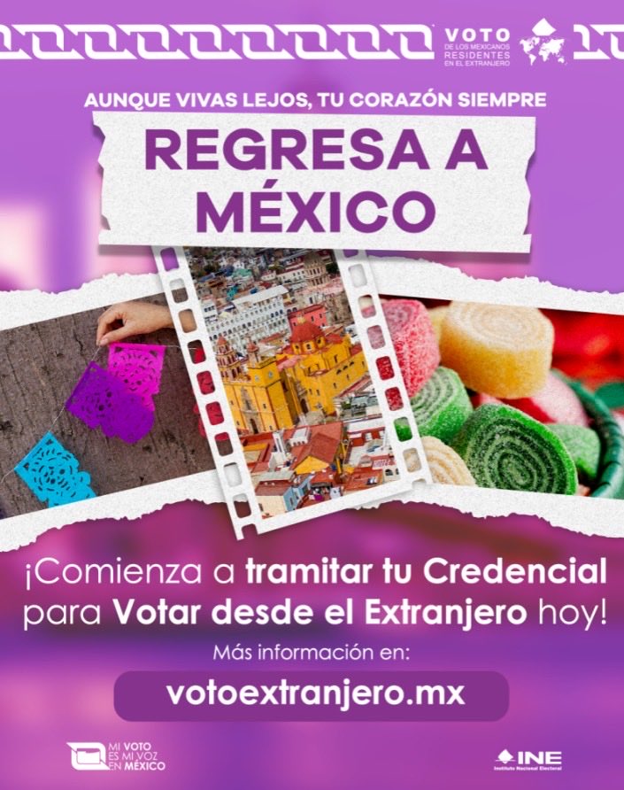 EmbMex_Kuwait's tweet photo. 🌎¡Tramita tu credencial! 🗳

#VotoExtranjero #INEMéxico https://t.co/ydaUxc1DIz