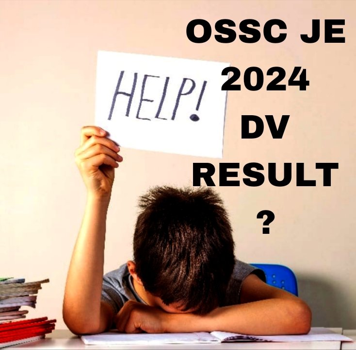 Kindly help karantu sir Students ku aau sighra OSSC JE 2024 Ro result bhar karantu sir .
We all are waiting for joining in department after getting selected and serve .
Where we students will go atleast there no new notification so that we can prepare ..
What we will do ?
