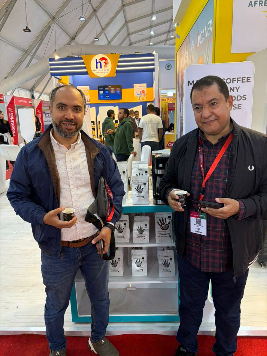 MamboCoffAfrica's tweet image. From the hills of Mbinga, Lushoto, Kagera &amp;amp; Kilimanjaro to the global stage in Cairo. Mambo Coffee is proud to represent Tanzanian excellence at Food Africa 2024!
Come experience our smooth medium roast that brings Tanzanian coffee culture to life. #SpecialtyCoffee #CoffeeLovers