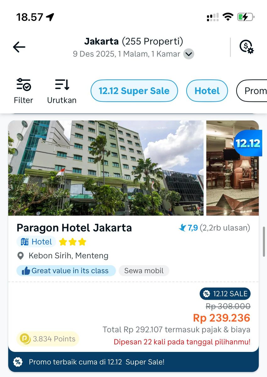 updatekd's tweet image. Niatnya cuma ngecek doang, eh malah ketrigger booking gara-gara harganya gila banget woy… liburan awal tahun jadi cerah seketika