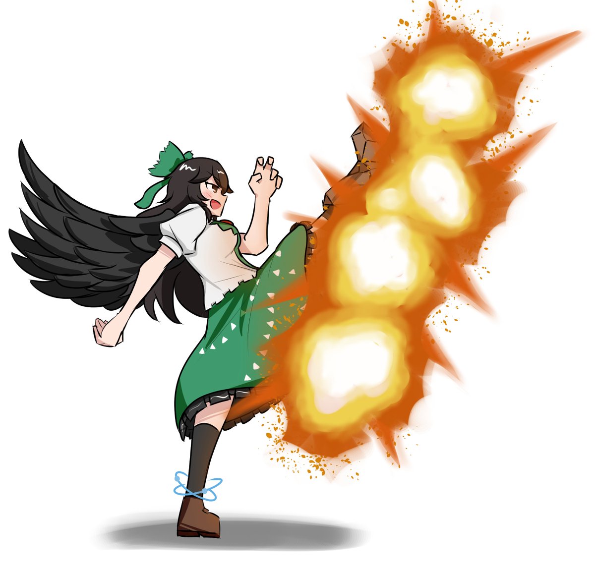 #今年も残りわずかなので今年一番伸びた作品を貼る 
Fatal Fury Okuu got me the most traction this year...