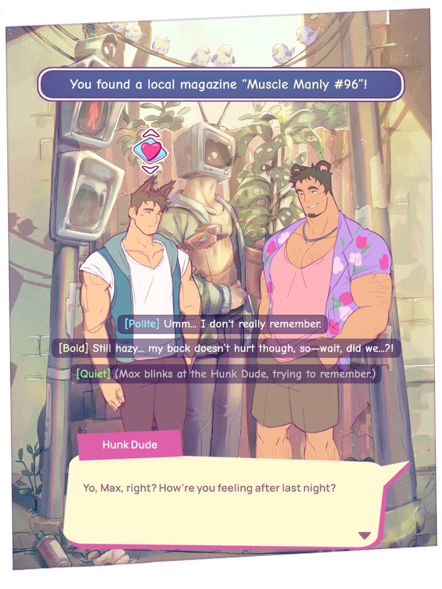 ReddJackal's tweet photo. pitching an artstyle. ignore Jay in the back lol, and the chaotic UIs.
problem is, this is gonna be more animation intensive, and im not really confident with my current anim skill. But i'll just go for it, i think its good for my own improvement.
#riveton #gamedev https://t.co/2pT278LO2w