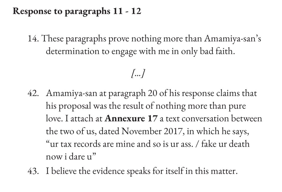 corviiid's tweet image. when i joined @shuake_divorce zine (zine about divorce) i asked "can i write a fic that is just passive aggressive emails and court filings" and they said yes so that is what i did and that is what this is