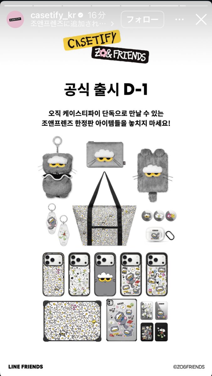 × ♥️ZO&FRIENDS マルチポーチ♥️ CASETiFY