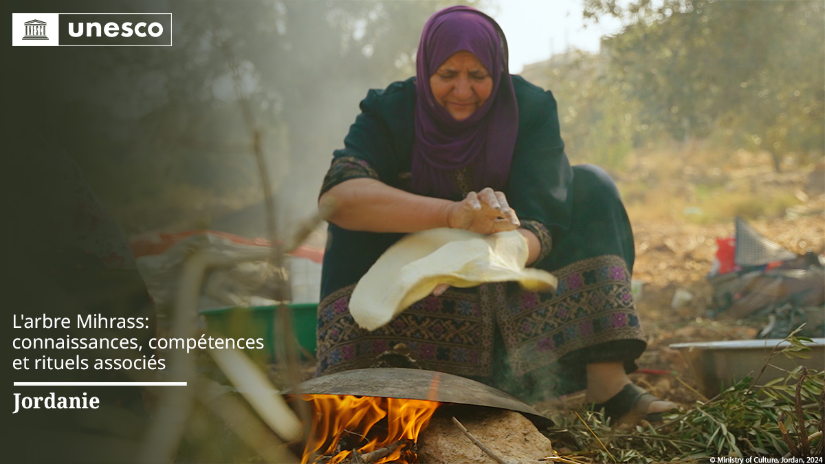 UNESCO_fr's tweet image. 🔴 FLASH INFO

Nouvelle inscription sur la Liste du #PatrimoineImmatériel : L’arbre Mihrass: connaissances, compétences et rituels associés, #Jordanie🇯🇴.

Félicitations !

unes.co/20ichfr #PatrimoineVivant