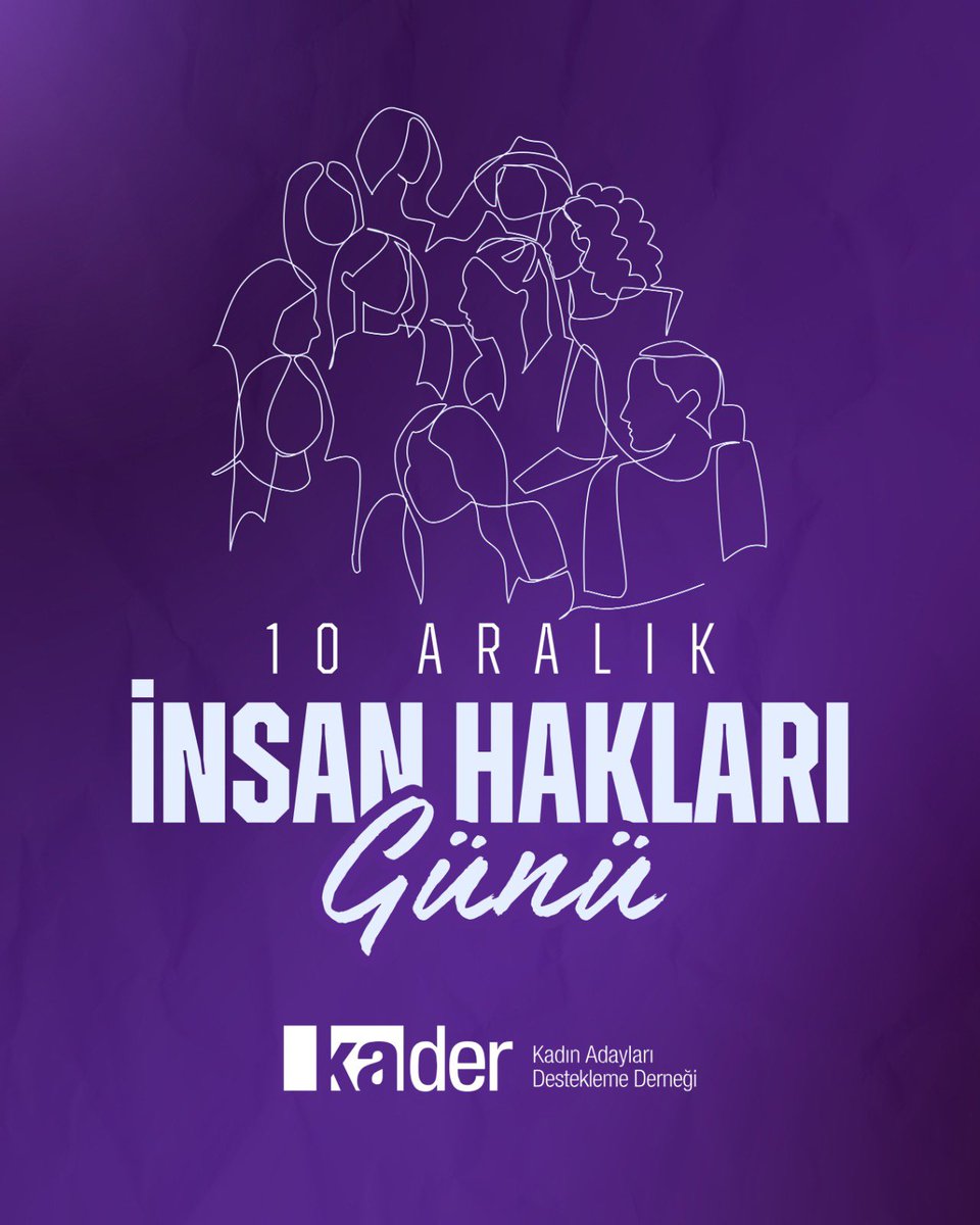 #DünyaİnsanHaklarıGünü, en temel hak olan yaşam hakkının bile kadınlar için hâlâ tam olarak güvence altında olmadığını hatırlatıyor.

Kadınların yaşama, eğitim ve toplumda eşit biçimde var olma haklarının korunamaması, insan hakları açısından büyük bir eşitsizlik ve utançtır.