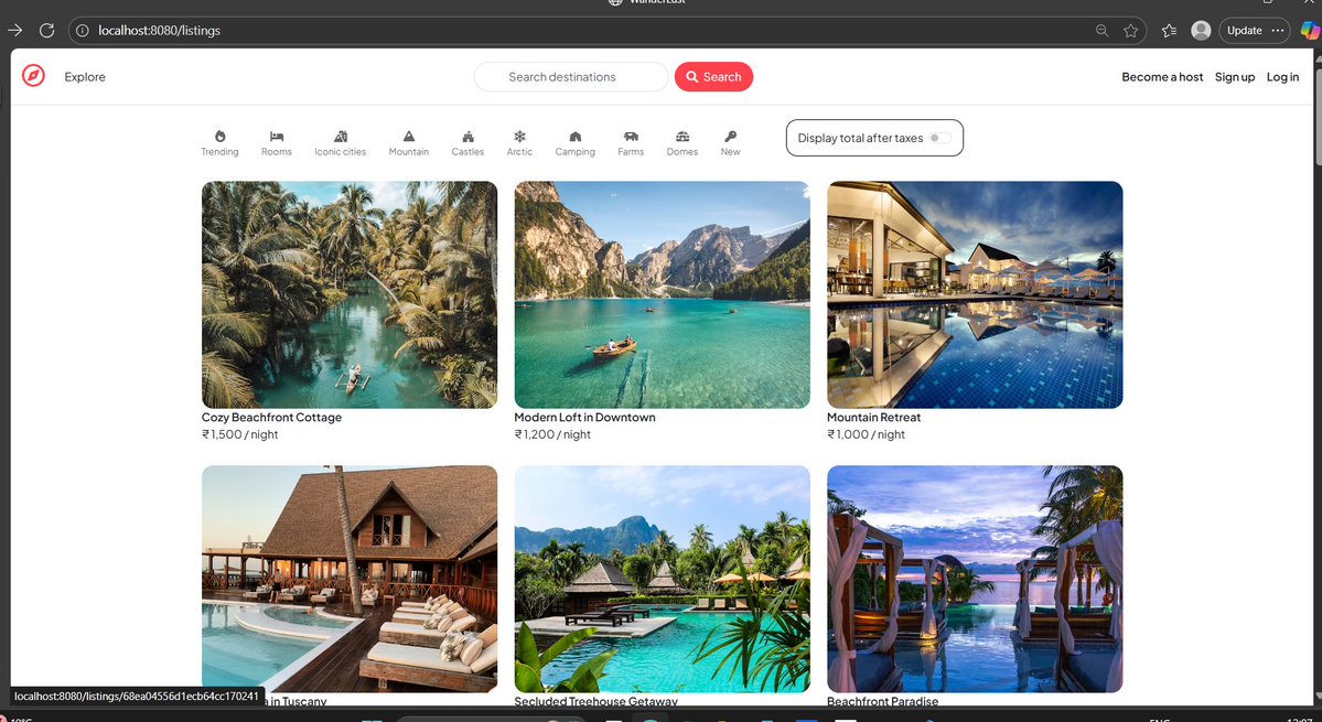 Saurabh96_'s tweet image. Hey! folks 😭😭😭 
Stuck on a thief bug in my Airbnb project for 7 days… i get frusted , now putting my  100% effort on it finally its working now . 🎉 All listings work now.  when we try more and more then everything is possible 💪 #WebDev #CodingJourney