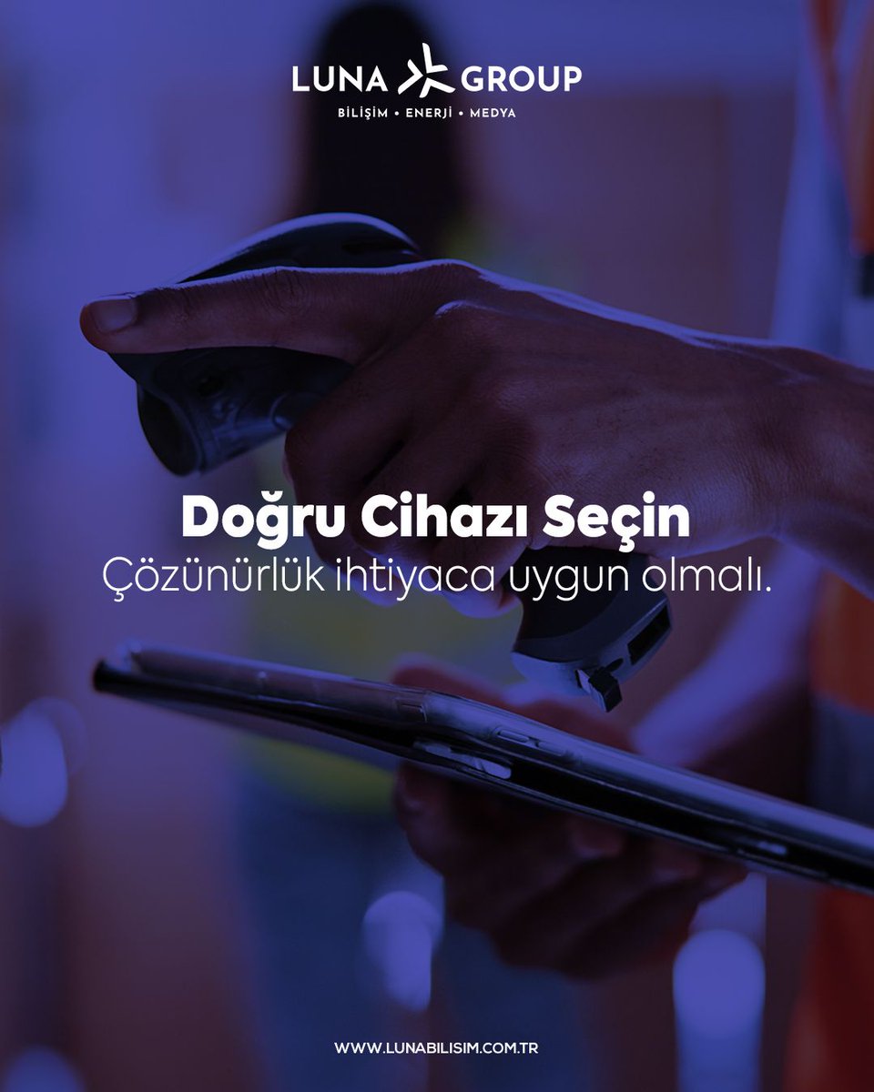 Barkod okuyucu performansı verimliliği doğrudan etkiler.

Hatasız veri akışı için:
1️⃣ Etiket baskı kalitesini kontrol edin.
2️⃣ Ortam ışığını optimize edin.
3️⃣ Doğru çözünürlükte okuyucu seçin.

📩 satis@lunabilisim.com.tr
🌐 lunabilisim.com.tr

#LunaBilişim #OTVT
