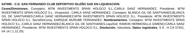 El azul se disuelve en silencio, dejando tras de sí la memoria de una afición <a href="/SanFernando_CD/">San Fernando CD</a>