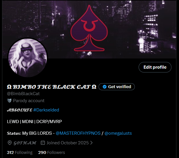 Ω 𝓑𝓘𝓜𝓑𝓞 𝓣𝓗𝓔 𝓑𝓛𝓐𝓒𝓚 𝓒𝓐𝓣 Ω tweet media