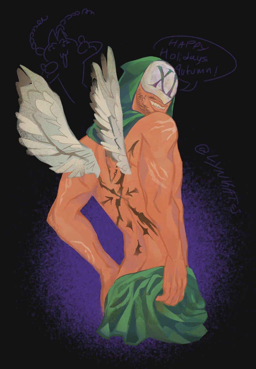 Thank you so much autumn for being such a big supporter I always notice your likes and retweets thank you for always supporting artist in the community you are very much appreciated and loved ❗️❗️you get my anatomy practice turned dreamXD art #dreamfanart