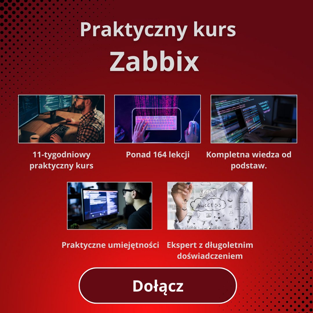 arkady86's tweet photo. Ruszamy z zapisami na kurs Zabbix – Monitoring Sieci i Serwerów!

Chcesz zdobyć praktyczną umiejętność w IT i nauczyć się profesjonalnego monitoringu infrastruktury z wykorzystaniem Zabbixa?

👉 Ten kurs przeprowadzi Cię od podstaw aż po zaawansowane wdrożenia. https://t.co/dMbFEqGMvp