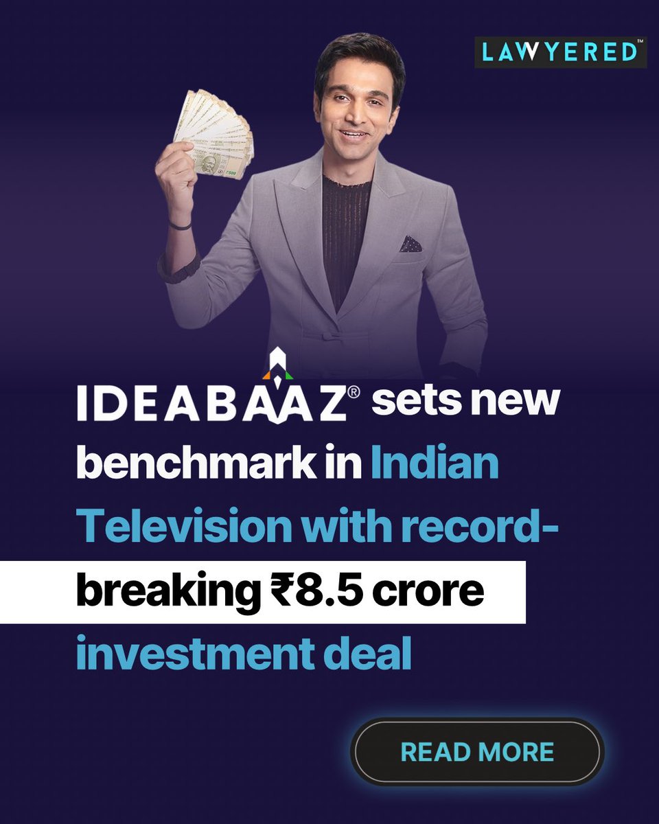 Indian TV history in the making.
S1 Episode 16, <a href="/_Ideabaaz_/">Ideabaaz</a> features a record-breaking ₹8.5 Cr investment deal and we’re proud to be the startup in that story.

Watch the episode on 14th December, 6:30 PM &amp; 11:00 PM on <a href="/ZeeTV/">ZeeTV</a> &amp; <a href="/ZEE5India/">ZEE5Official</a> 

#Ideabaaz #BharatKaApnaStartupManch