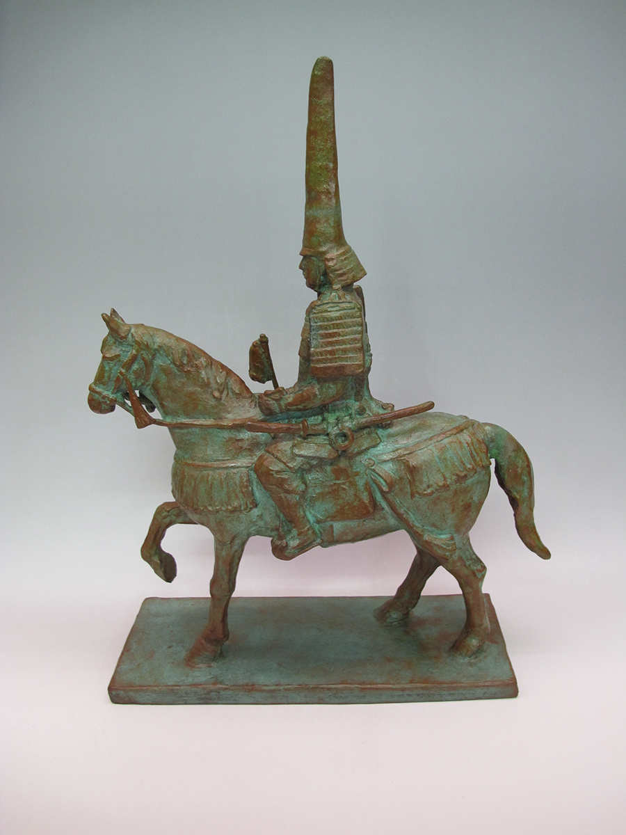 干支コレ 作品紹介】#高岡市立博物館《鋳銅前田利長騎馬像》 加賀前田