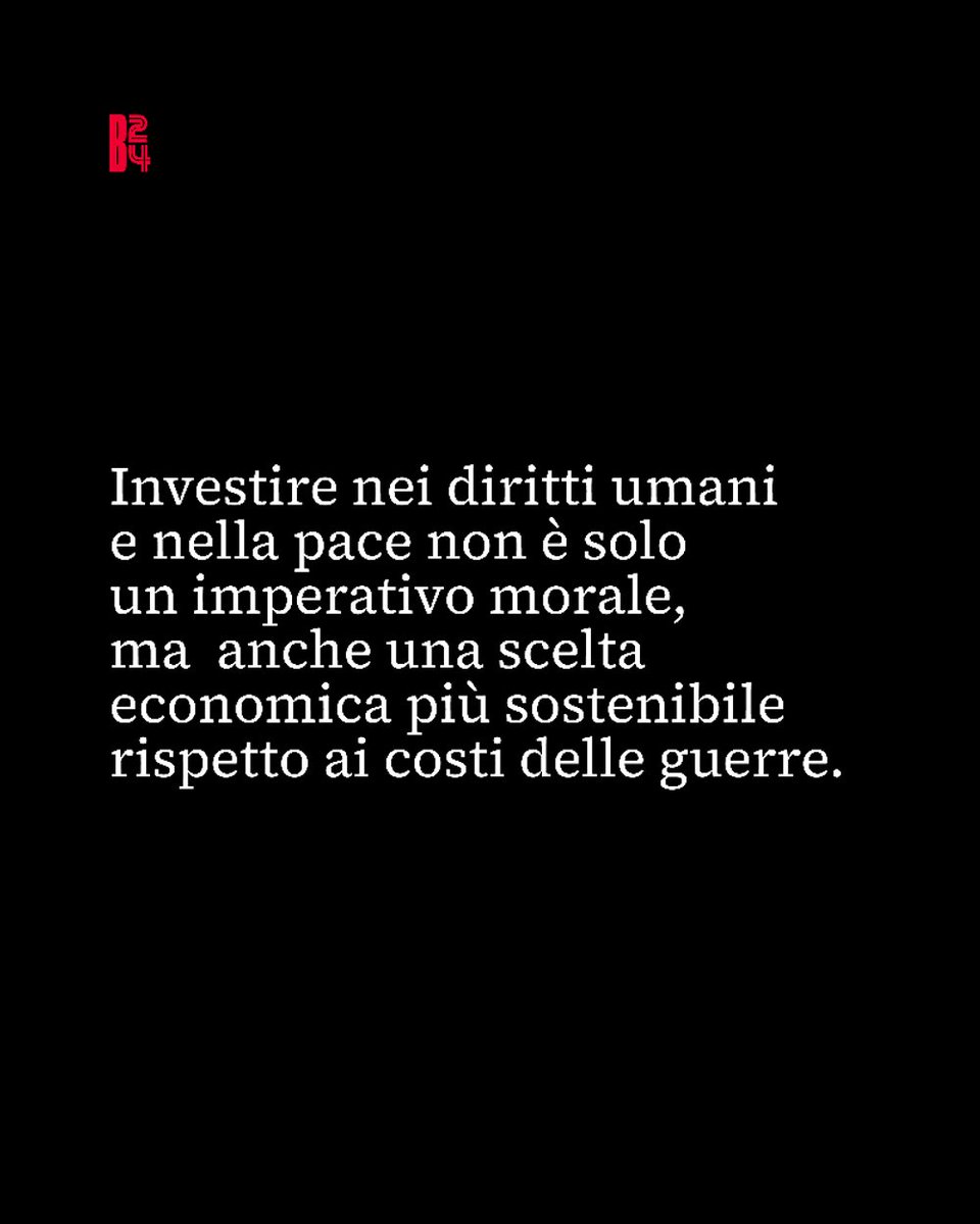 Nel 2024, #guerre e #violenza sono costate all’#economia mondiale quasi 20mila miliardi di dollari. La #pace è l’#investimento più giusto e #sostenibile.
Leggi l'articolo su business24tv.it o al link in bio