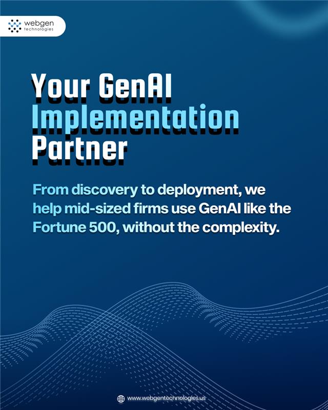 Webgen Technologies USA tweet media