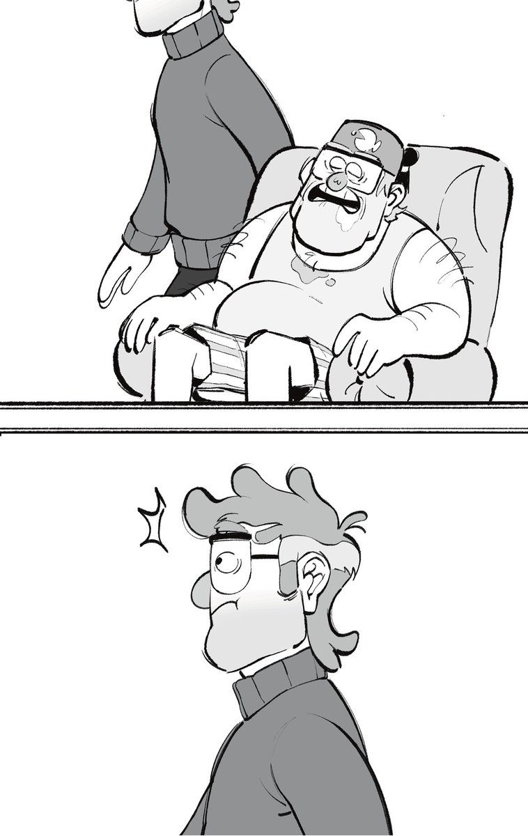 Casarole76's tweet photo. Im sick with a sinus infection and needed some comfort 🥺
(4/7)
#GravityFalls #fordpines #stanpines https://t.co/xlylLGTfU5