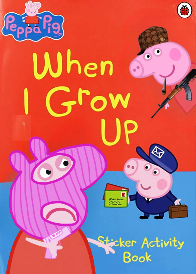 $PEPPA The Pig, wanted in 14 countries, convicted communist, diagnosed psychopath &amp; warlord

Some may see her as a form of propaganda

Others a globally recognised children's show worth billions

One thing for sure is $PEPPA is on CHAIN