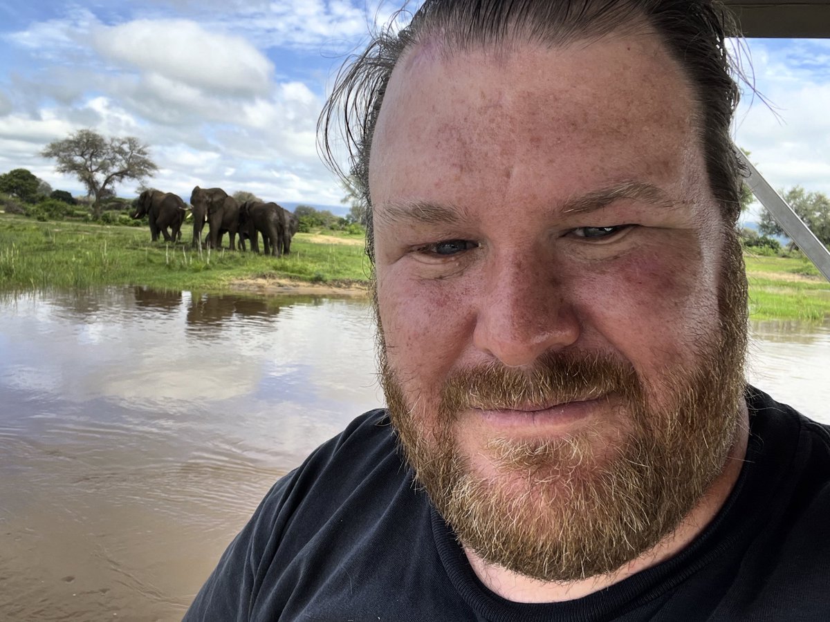 Office for the day: elephants! 

#Zambia