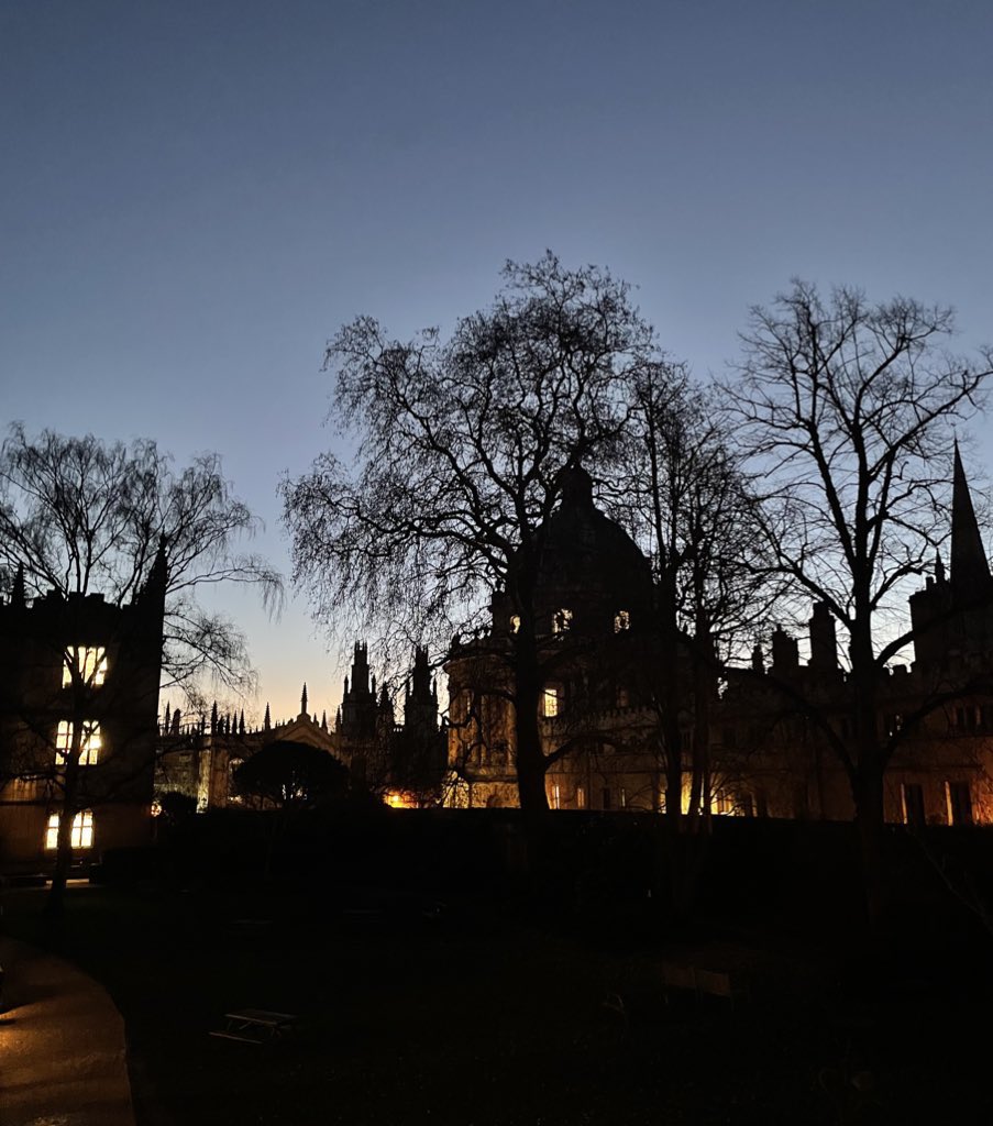 Came into College early for a full day of undergrad admissions interviews. Beautiful morning in Oxford