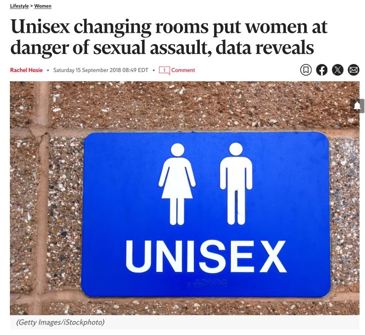 SportSEENuk's tweet image. In 2018 the @Independent exposed that two thirds of sexual assaults on women &amp;amp; girls in swimming pools happened in @Sport_England recommended unisex changing rooms. 

In 2025 @Telegraph reports the same patterns all over again. 

Seven years on, nothing has changed