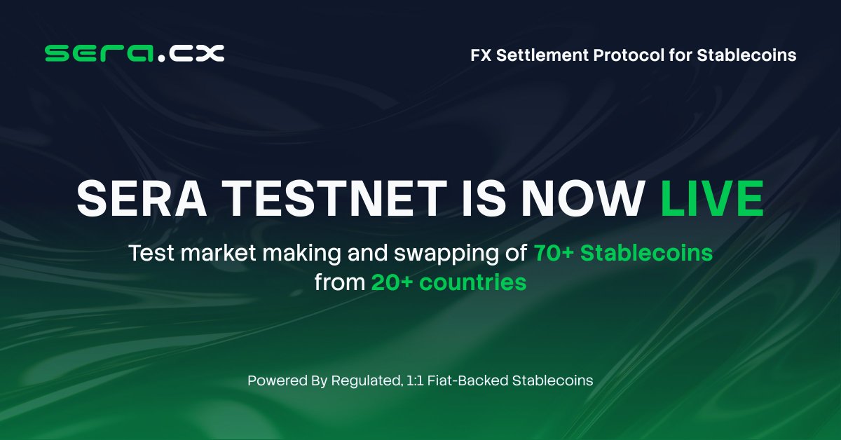 Sera | FX Onchain for Multi Currency Stablecoins tweet media