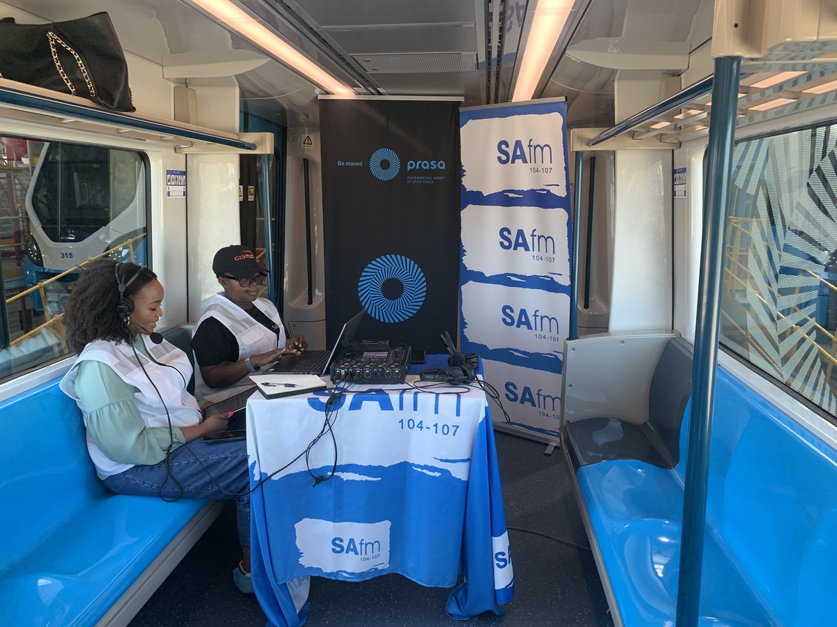 SAfmRadio's tweet photo. Good morning and welcome to the Wednesday edition of #TheTalkingPoint with @CathyMohlahlana broadcasting live from @PRASA_Group Gibela Rail Factory, in Nigel. https://t.co/qhdQR1iNxw