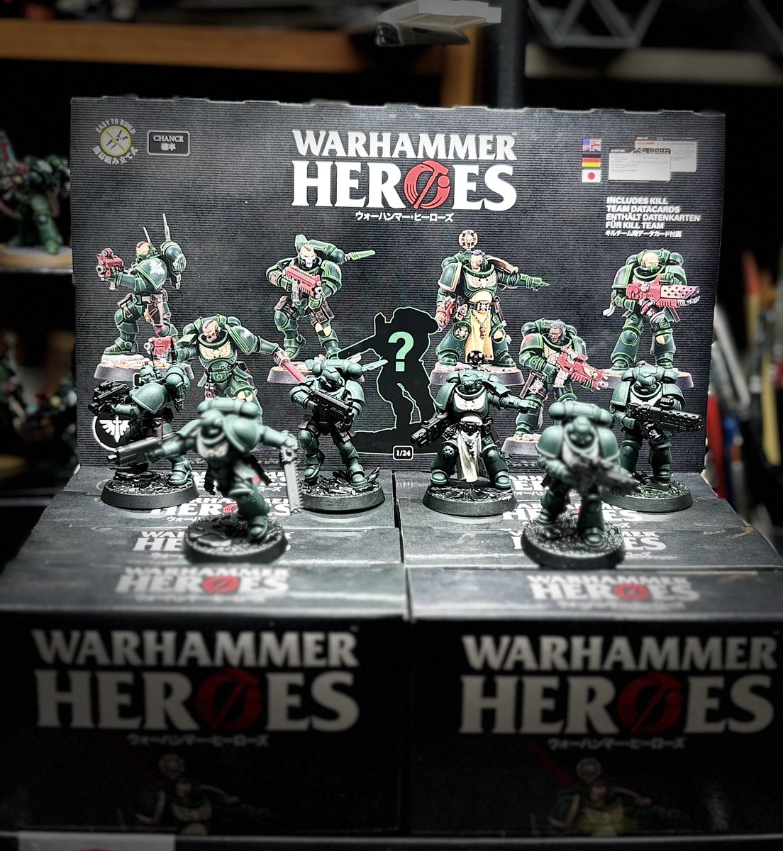 ウォーハンマーヒーローズ〈ダークエンジェル〉を箱買いしたところ
