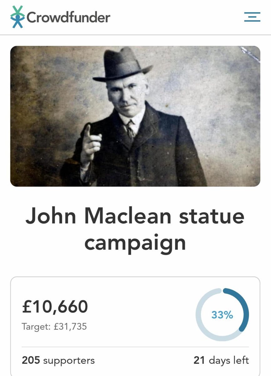 John Maclean statue campaign tweet media