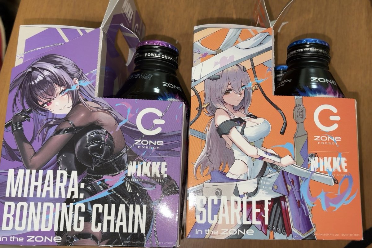 NIKKE×ZONEコラボ第二弾… 給料日に覗いたらミハラ&紅蓮残ってたので