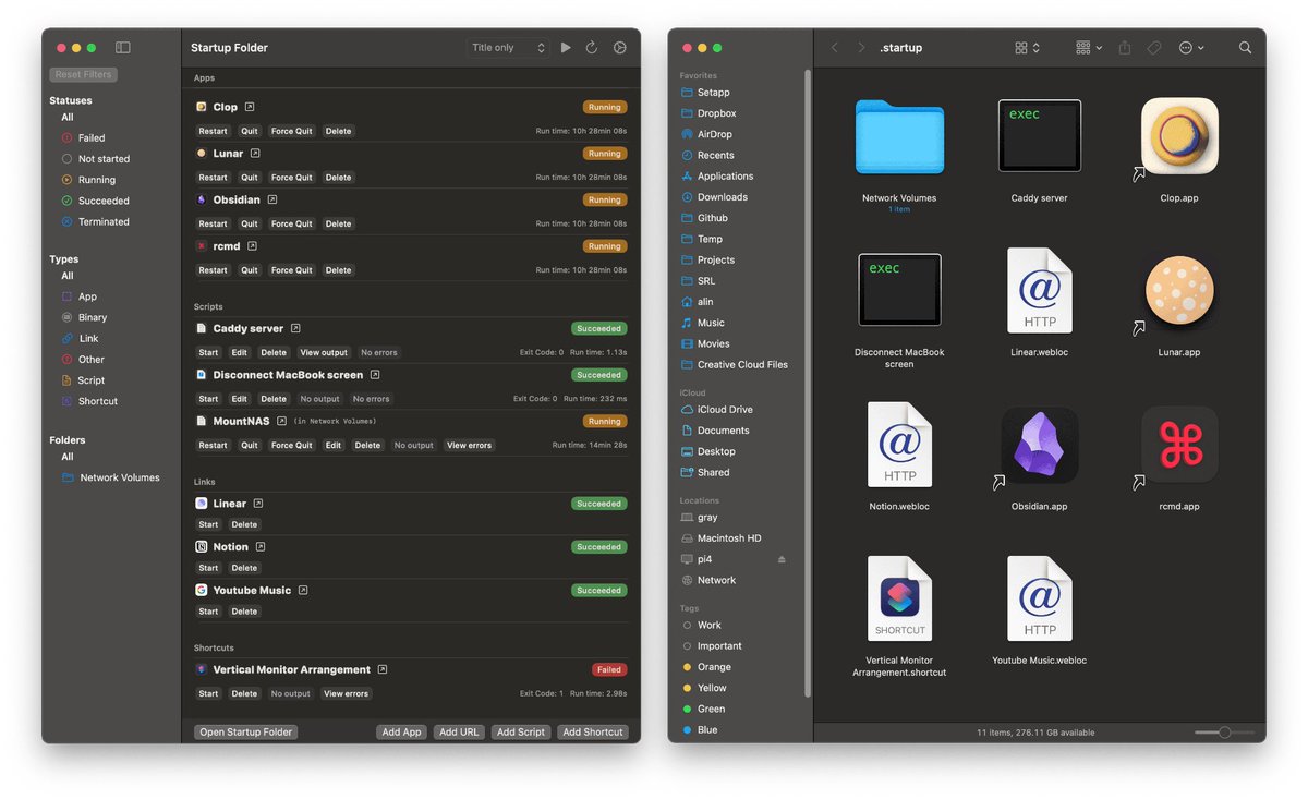 Gerenciar itens de inicialização no macOS não parece muito intuitivo. Sempre preciso navegar pelas configurações do sist